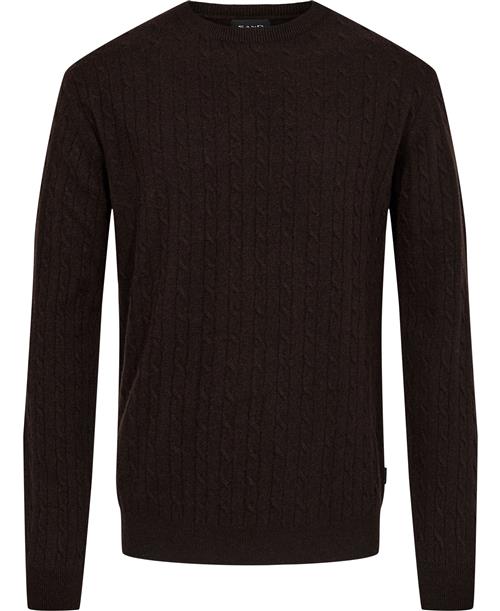 Sand 5600 Iq Mand Brun Sweaters Str L - hos Magasin