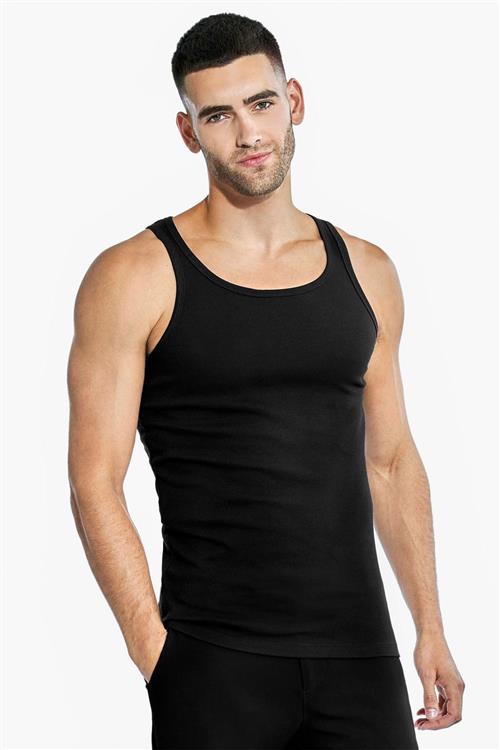 Bread & Boxers 2pack Tank Ribbed S - Undertrøjer Bomuld hos Magasin