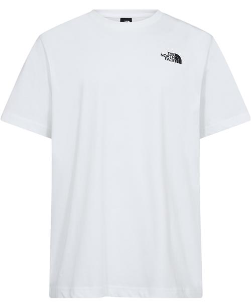 The North Face M S/S Redbox TEE TNF White Mand Hvid Kortærmede T-shirts Str L - Bomuld hos Magasin