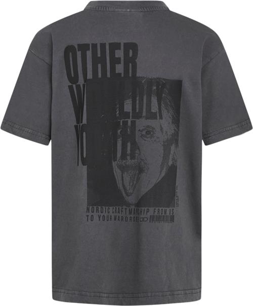 Se Grunt Grgret Tee Str S/10Y - Dark Grey Kortærmede T-shirts hos Magasin ved Magasin