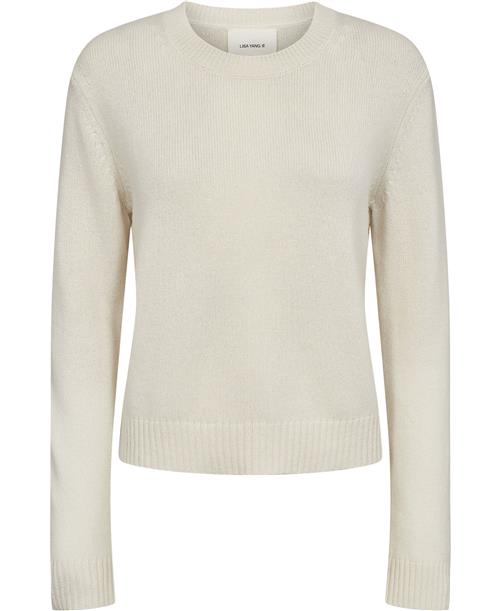 Lisa Yang Mable Sweater Cream Size 2 Kvinde Cream Sweaters Str M/L - hos Magasin