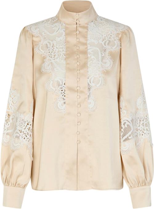 Se Cras Aureliacras Shirt Kvinde Champagne Skjorter Str 40 - hos Magasin ved Magasin