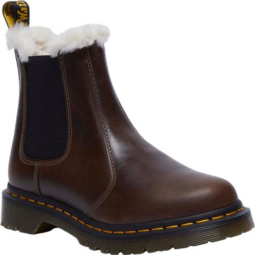 Dr. Martens 2976 Leonore Dark Khaki Orleans Kvinde Dark Khaki Chelsea Boots Str 40 - hos Magasin