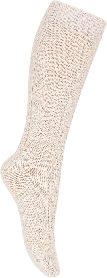 Se mpKids Wally Knee Socks Str 29/32 - Ecru Strømper Bomuld hos Magasin ved Magasin