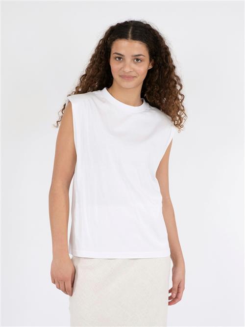 Se Neo Noir Danny Jersey Tee Kvinde White Kortærmede T-shirts Str 40 - hos Magasin ved Magasin