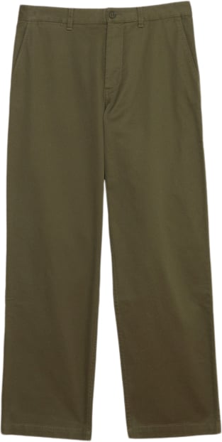 Se Wood Wood Silas Classic Trousers Mand Olive Chinos Str 30 - Bomuld hos Magasin ved Magasin