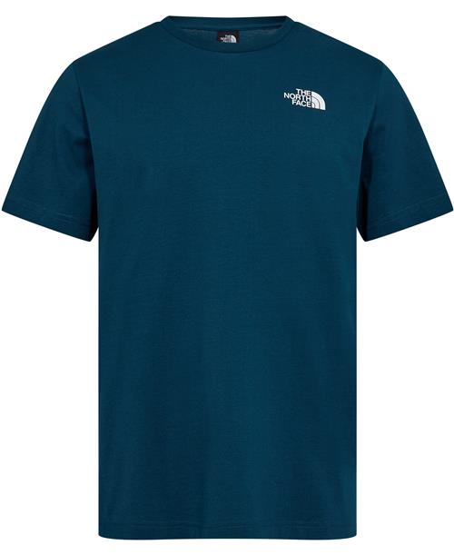 The North Face M Vertical SS TEE Midnight Petrol Mand Midnight Petrol Kortærmede T-shirts Str XL - Bomuld hos Magasin