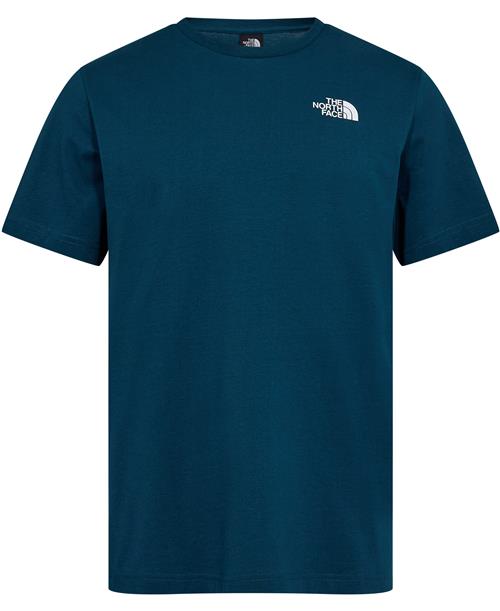 Se The North Face M Vertical SS TEE Midnight Petrol Mand Midnight Petrol Kortærmede T-shirts Str M - Bomuld hos Magasin ved Magasin