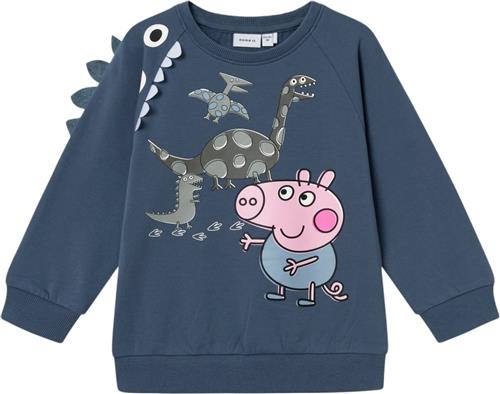 Name It Nmmapo Peppapig Nreg Sweat BRU Cplg Str 98 - Bering Sea Sweatshirts hos Magasin