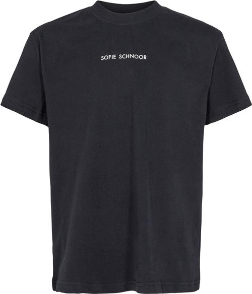 Sofie Schnoor Tshirt Str 8 år / 128 cm - Black Kortærmede T-shirts hos Magasin