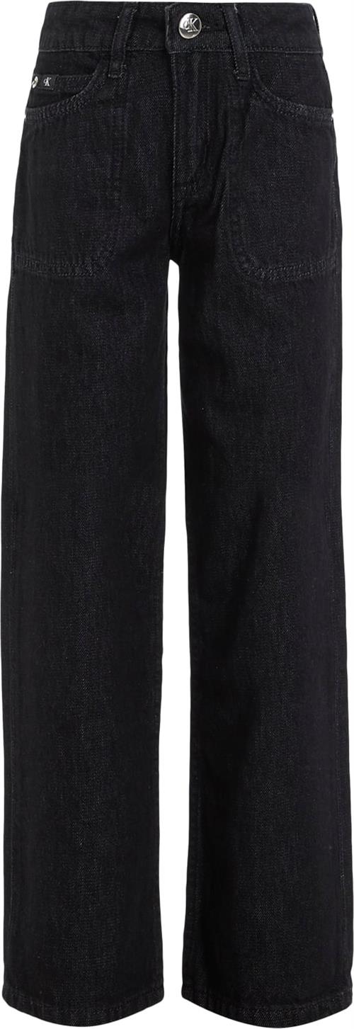 Calvin Klein High Rise Wide leg Jeans Str 14 år - 1by Jeans Bomuld hos Magasin