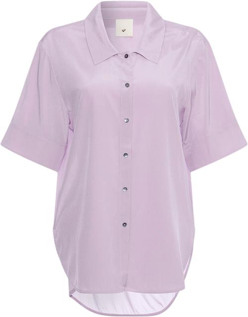 Heartmade ¤ Matea Shirt HM ¤ Kvinde Wild Orchid Kortærmede Skjorter Str 38 - hos Magasin