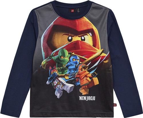 LEGO kidswear/LEGO børnetøj Lwtano 619 T-shirt L/S Str 110 cm - Blå Bluser hos Magasin