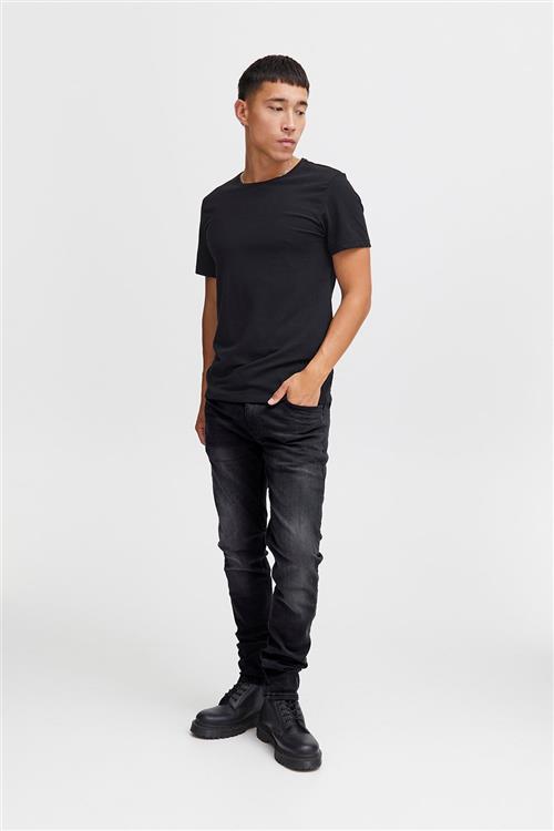 Se Blend Jet fit Multiflex Noos Jeans Mand Denim Washed Black Jeans Slim Fit Str 30/34 - hos Magasin ved Magasin