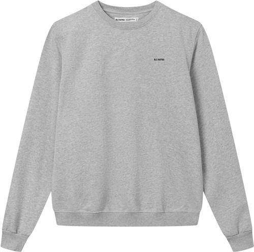 Se BLS Hafnia Essential Logo Crewneck 2 Mand Grey Sweatshirts Str M - hos Magasin ved Magasin