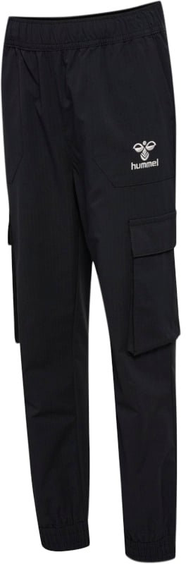 Hummel Hmlstop Cargo Pants Str 7 år / 122 cm - Sort Bukser hos Magasin