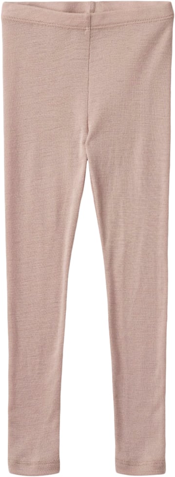 Se Wheat Uld Leggings Str 140/10y Uld - Dry Rose Leggings hos Magasin ved Magasin