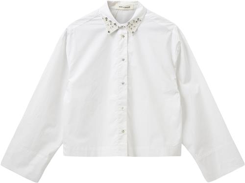 Se Sofie Schnoor Shirt Kvinde Brilliant White Langærmede Skjorter Str 40 - hos Magasin ved Magasin