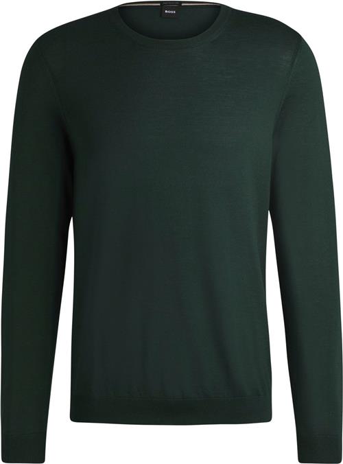 BOSS Lenop Mand Green Sweaters Str L - hos Magasin