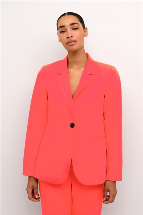 Kaffe Kasakura Blazer Kvinde Fiery Red Blazere Str 40 - hos Magasin