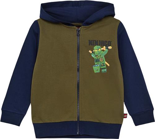 LEGO kidswear/LEGO børnetøj Lwscout 607 Sweatshirt Str 110 cm - Dark Khaki Sweatshirts hos Magasin