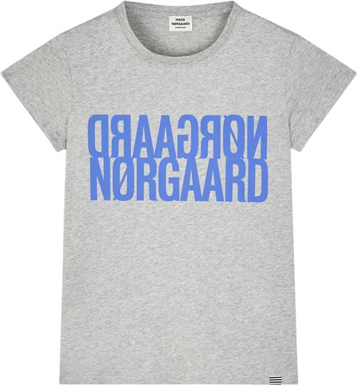 Mads Nørgaard - Copenhagen Single Organic Tuvina Tee Str 12 år - Grå Kortærmede T-shirts hos Magasin