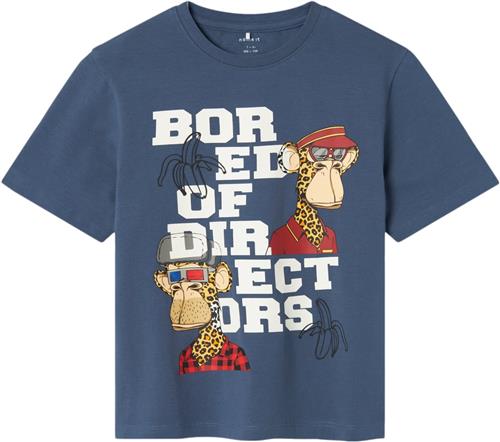 Se Name It Nkmaros Boredofd SS Nreg TOP BOX SK Str 116 - Bering Sea Kortærmede T-shirts hos Magasin ved Magasin