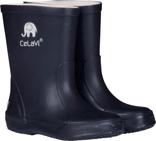 CeLaVi Basic Wellies Solid 778 Marine Gummistøvler Str 21 - hos Magasin