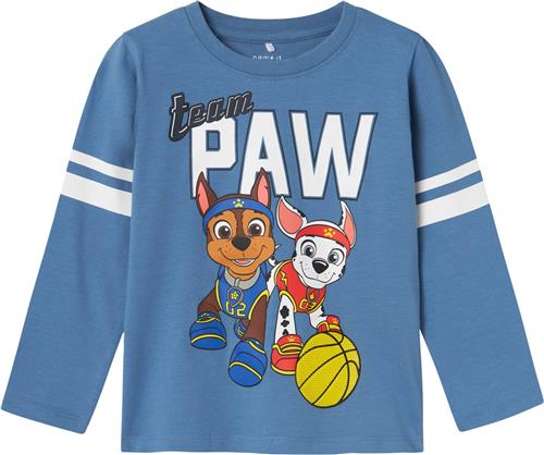 Name It Nmmjobs Pawpatrol LS TOP Cplg Str 92 - Coronet Blue Langærmede T-shirts hos Magasin