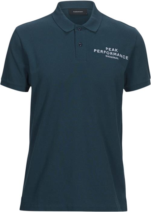 Peak Performance Logo Pique S - T-shirts Bomuld hos Magasin