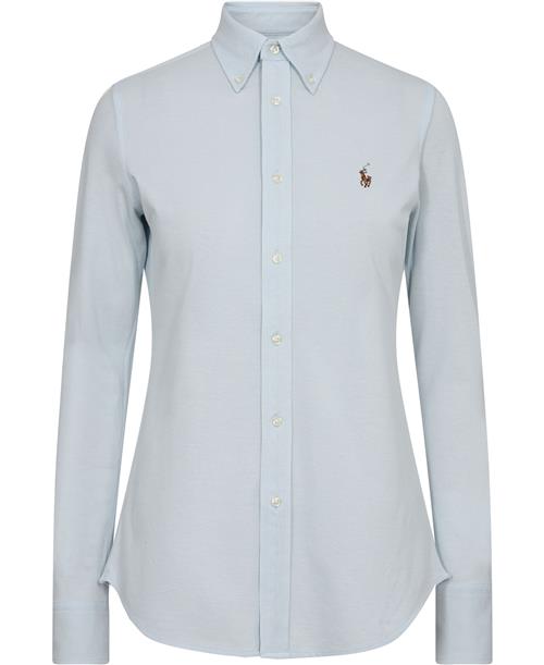 Polo Ralph Lauren 55/2 Oxford Meshlsl-bfs Kvinde Chambray Indigo Langærmede Skjorter Str S - Bomuld hos Magasin