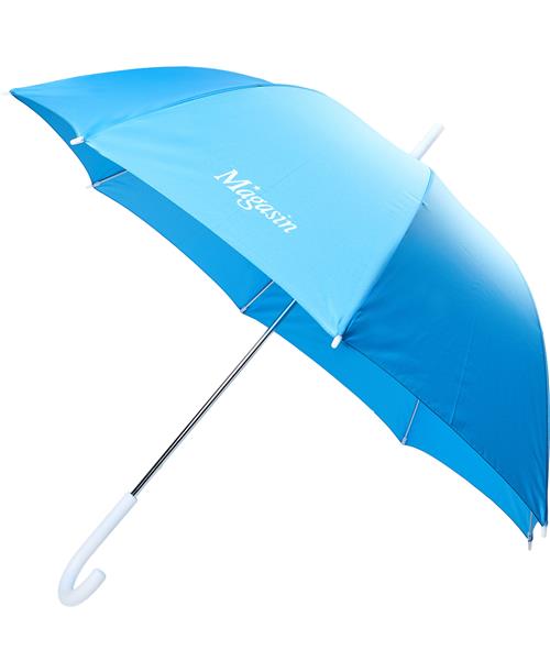 Magasin du Nord Collection Magasin Umbrella Blue W. Reflex Logo ONE SIZE Paraplyer Polyester