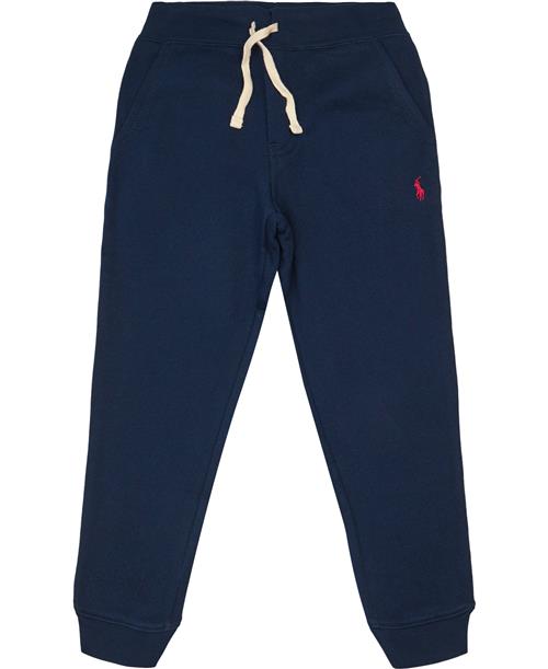 Polo Ralph Lauren Cottonblend-fleece Jogger Str 4 År - Blå Bukser hos Magasin