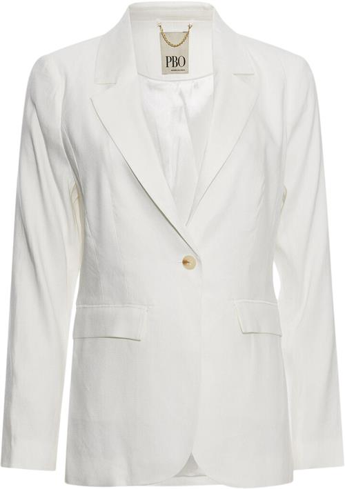 PBO ¤ Telloka Blazer ¤ Kvinde Off White Blazere Str 38 - hos Magasin