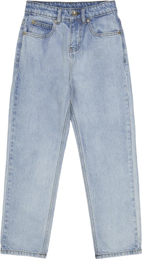 The New Tnre:Turn Loose Fit Jeans Str 122-128 cm/7-8 år Unisex - Blå Jeans Bomuld hos Magasin