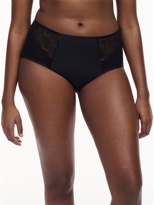 Se Chantelle Intrigue High Brief Højtaljede Trusser Str 46 - hos Magasin ved Magasin