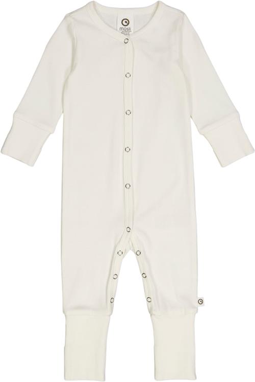 Se Müsli by Green Cotton Rib Bodysuit Str 56 - Balsam Cream Heldragter Bomuld hos Magasin ved Magasin