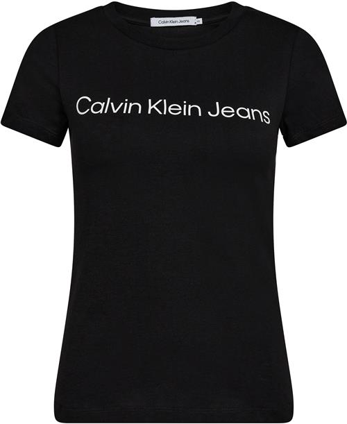 Calvin Klein Slim fit Tshirt With Logo Kvinde Beh Kortærmede T-shirts Str S - Bomuld hos Magasin