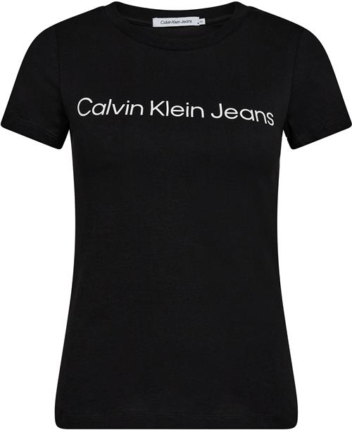 Calvin Klein Slim fit Tshirt With Logo Kvinde Beh Kortærmede T-shirts Str XS - Bomuld hos Magasin