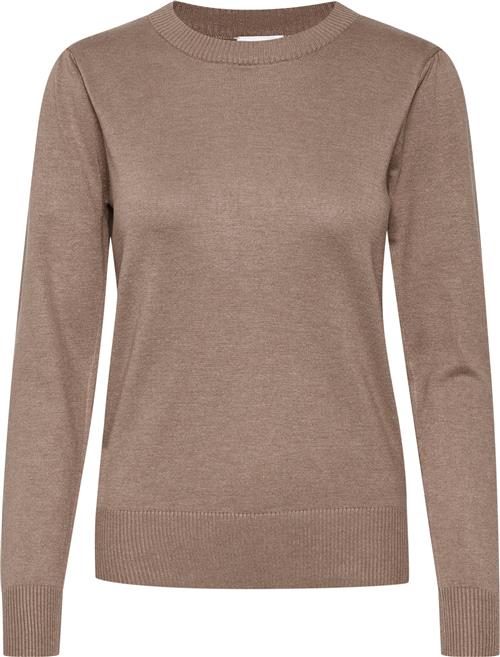 Se Saint Tropez Milasz Pullover Kvinde Antler Melange Sweaters Regular Fit Str XL - hos Magasin ved Magasin