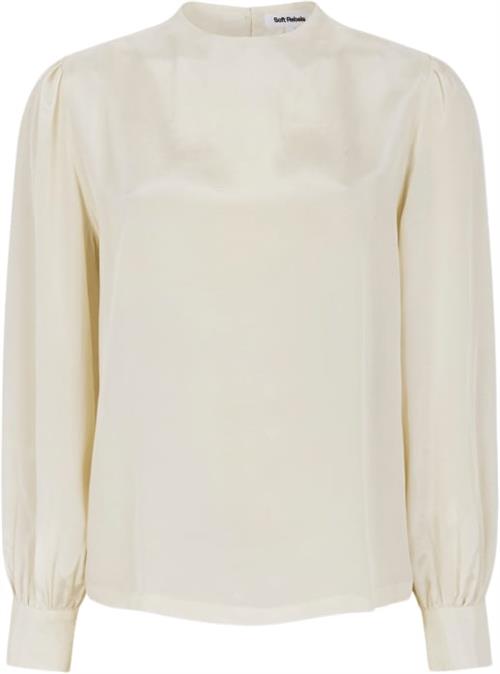 Se Soft Rebels Srnikki Highneck Blouse Kvinde Arctic Wolf Langærmede Bluser Str S - hos Magasin ved Magasin