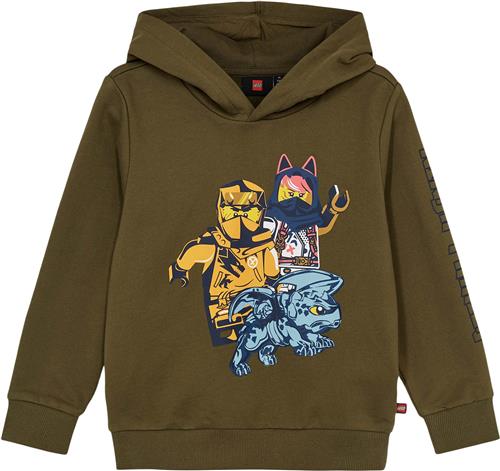 Se LEGO kidswear/LEGO børnetøj Lwscout 701 Sweatshirt Str 134 cm - Dark Khaki Sweatshirts hos Magasin ved Magasin