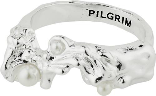 Pilgrim Raelynn Recycled Ring Silverplated one size - Ringe hos Magasin