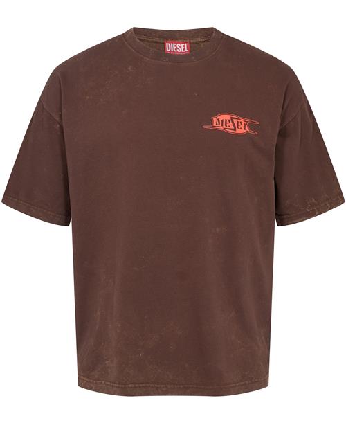 Diesel Tboxt-q8 T-shirt Mand 7es Kortærmede T-shirts Str XL - hos Magasin