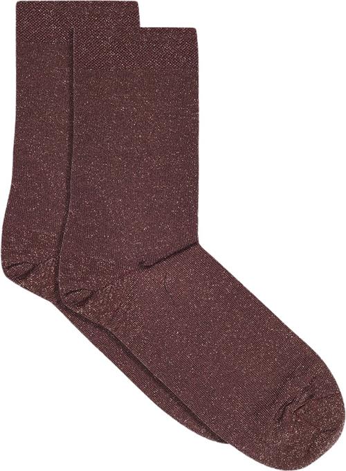 mpWoman Lucinda Glitter Socks Ankelstrømper Str 40/42 - Bomuld hos Magasin