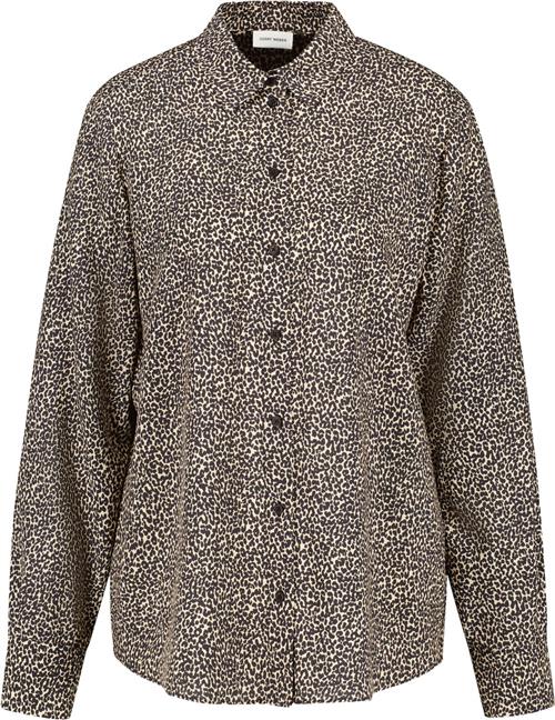 Se Gerry Weber Blouse 1/1 Sleeve Kvinde Black/beige Mini Leo Toppe Str 46 - hos Magasin ved Magasin