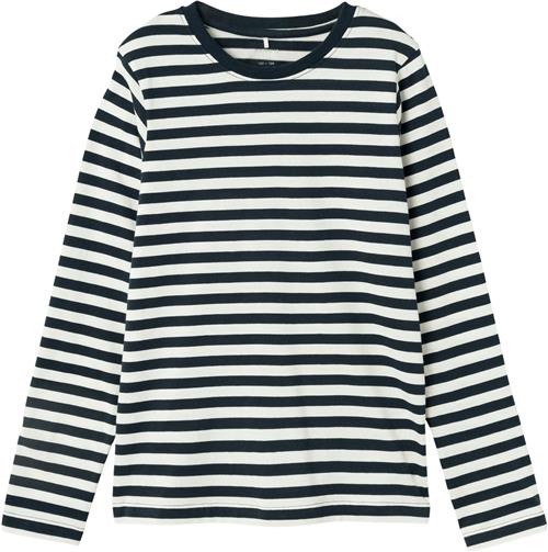 Name It Nkmsalmo Nreg LS TOP Noos Str 146/152 - Blå Langærmede T-shirts hos Magasin