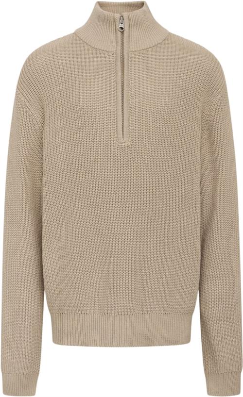 Grunt Durbuy Knit Str L/14Y - Beige Strik hos Magasin