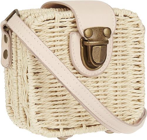 Se Mimi & Lula Mimi & Lula Skuldertaske Mini Kurveflet - Pink - Skuldertasker Læder hos Magasin ved Magasin