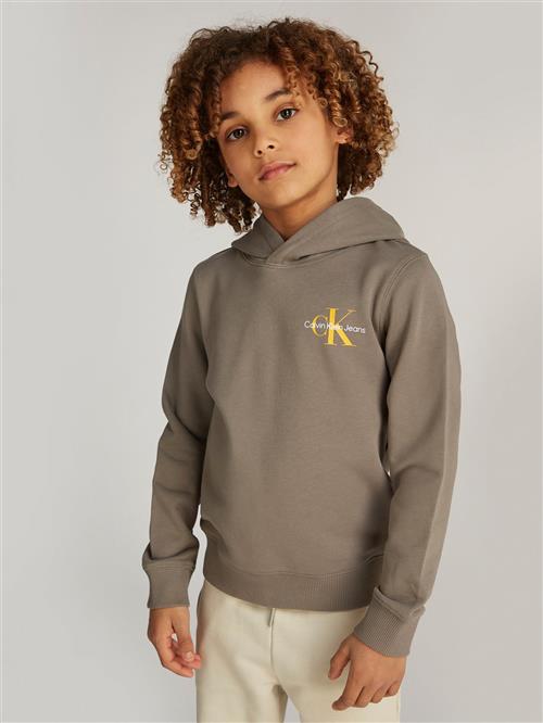 Se Calvin Klein Small Monogram Hoodie Str 10 - Falcon Sweatshirts hos Magasin ved Magasin